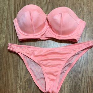 Victoria’s Secret peach bandeau